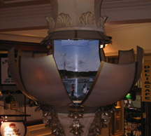 Clock in opening position