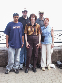 Falls visitors